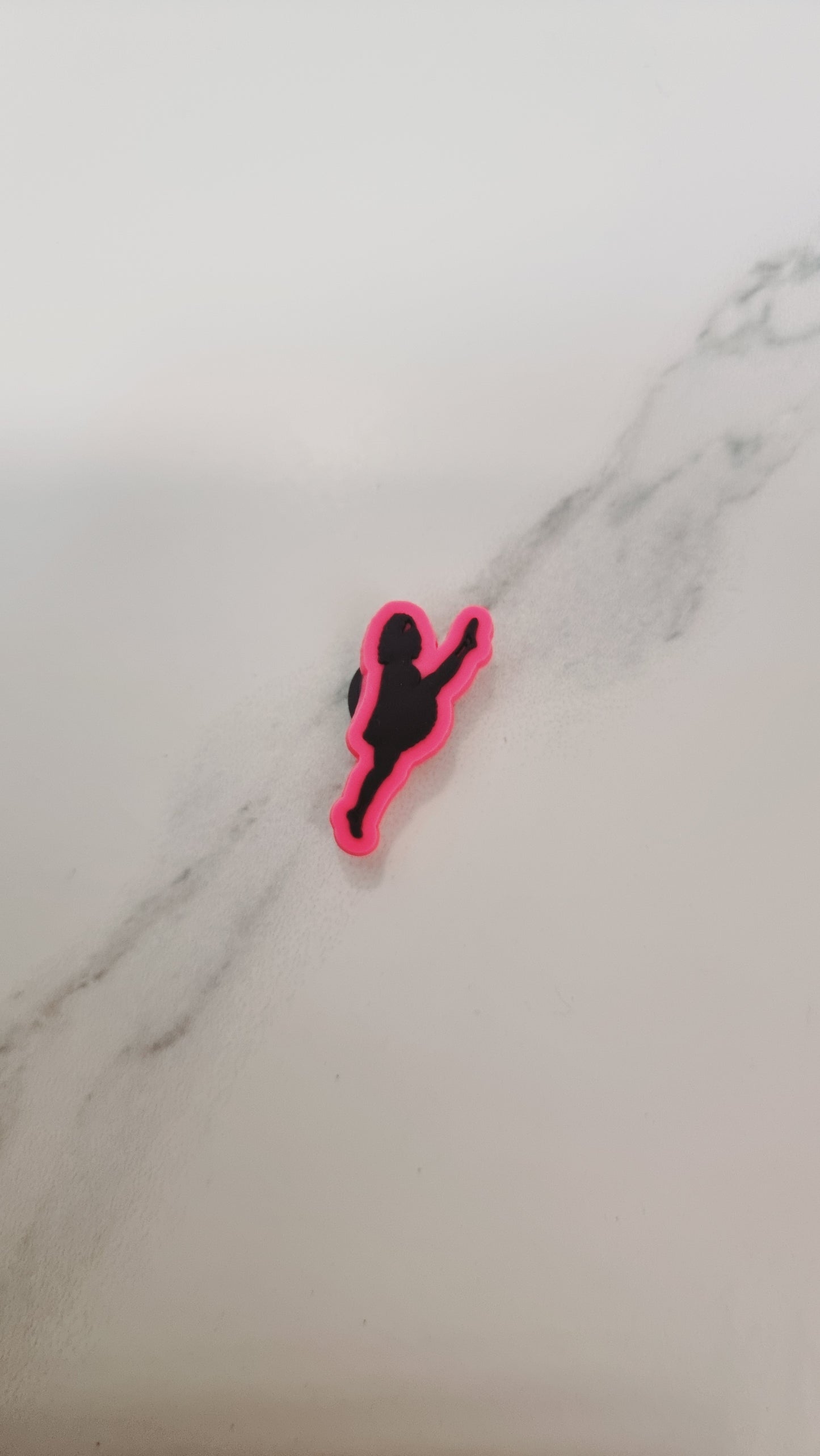 Irish Dancer Kick Up Pink Croc Charm – Irish Dance Croc Charm or Accessory by ReelCharmDesigns