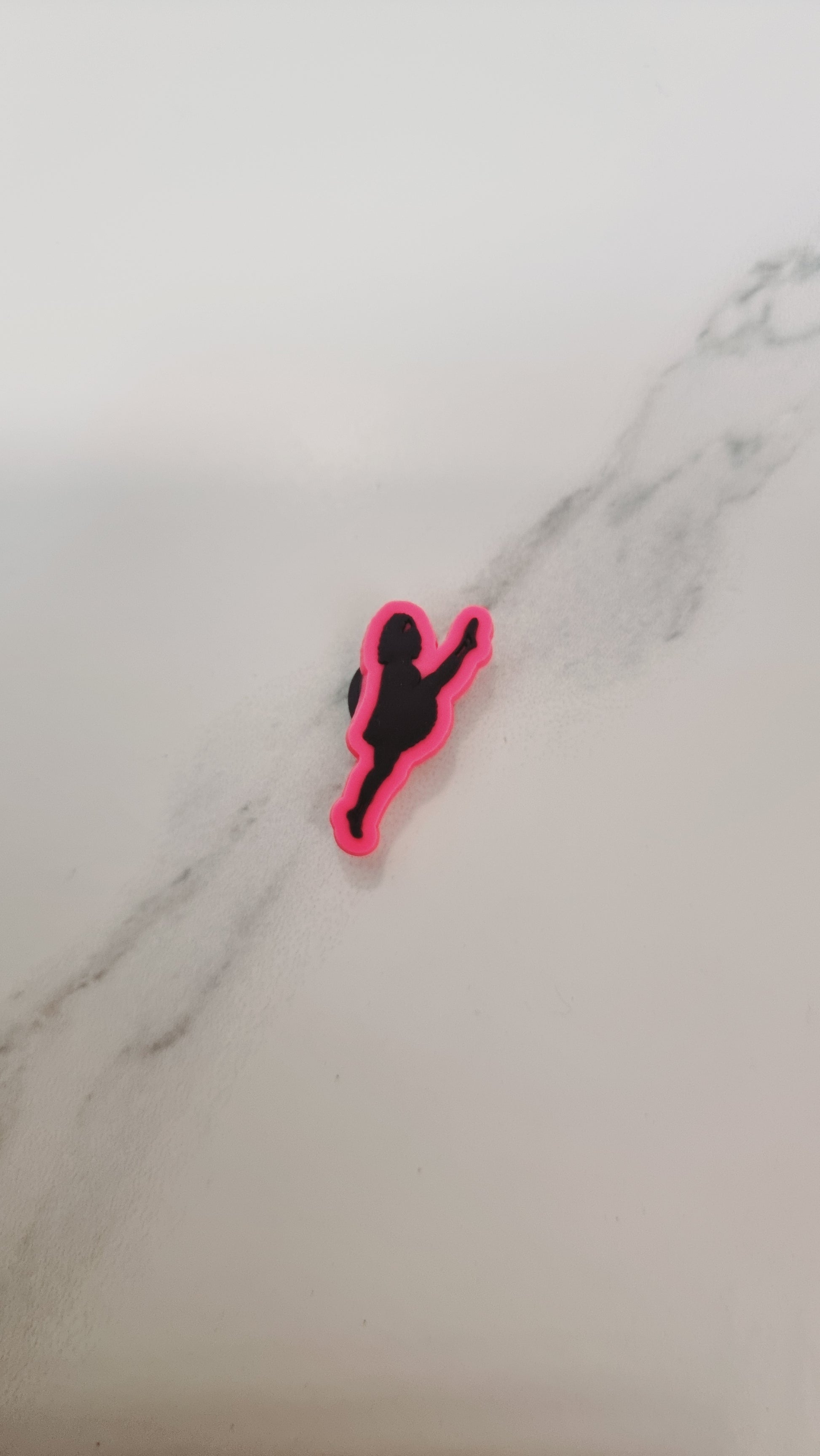 Irish Dancer Kick Up Pink Croc Charm – Irish Dance Croc Charm or Accessory by ReelCharmDesigns