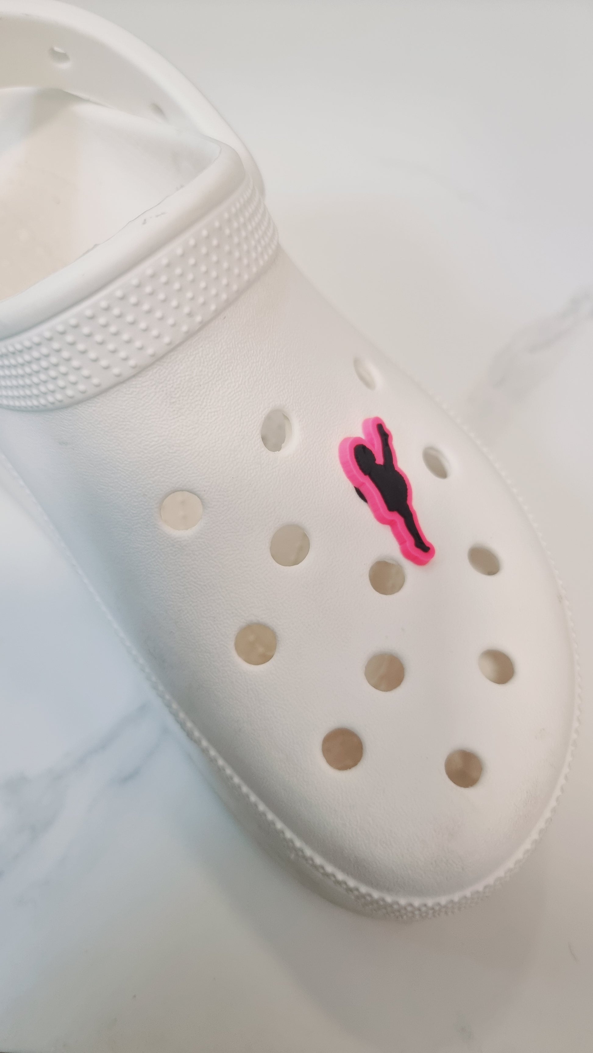 Irish Dancer Kick Up Pink Croc Charm – Irish Dance Croc Charm or Accessory by ReelCharmDesigns