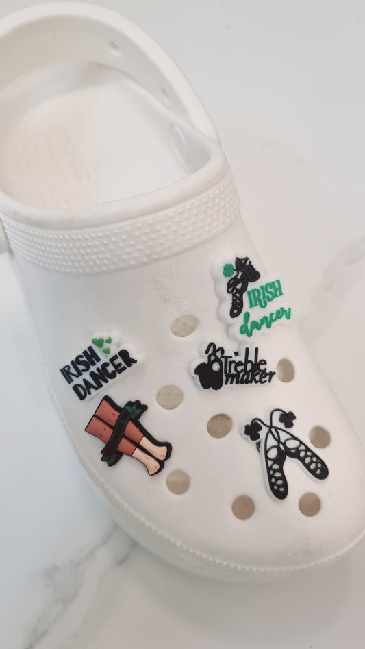 Lucky Pack: 5 Random Irish Dancing Clog Charms